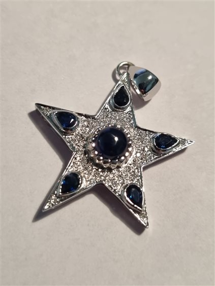 Pendentif Gilma Gioielleria  in Or Zaffiro blu 0.95 Ct PEOR-27-286 - PEOR-27-286